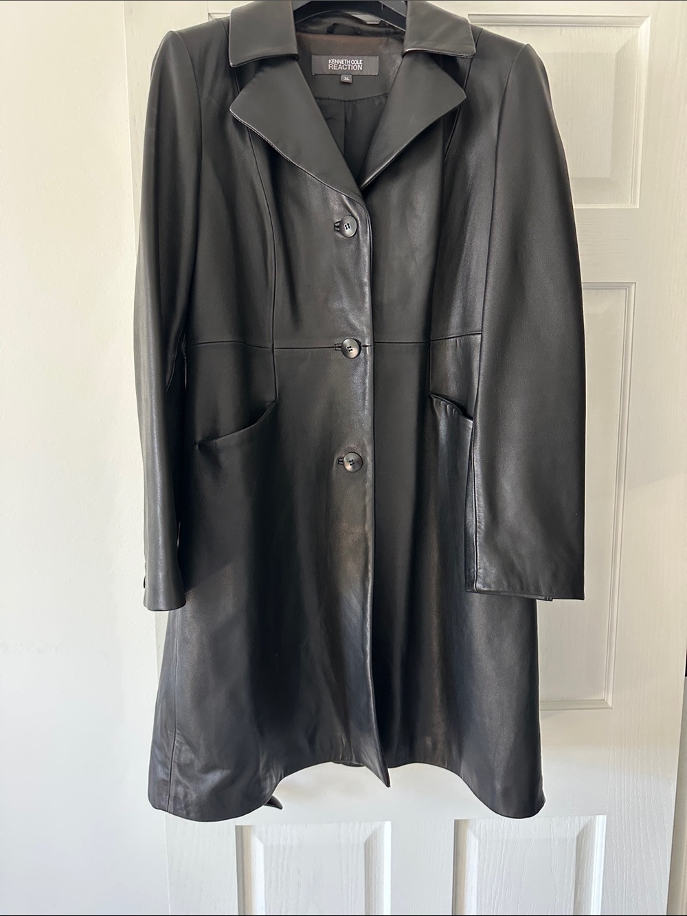 Kenneth Cole Reaction leather jacket - Picture 1 of 5